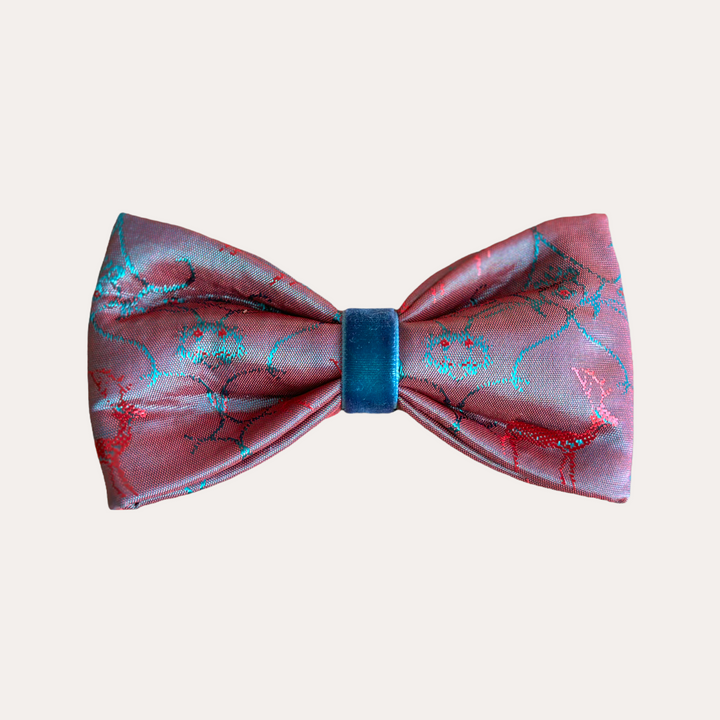 | Red&Green Satin Bow Tie | Deers