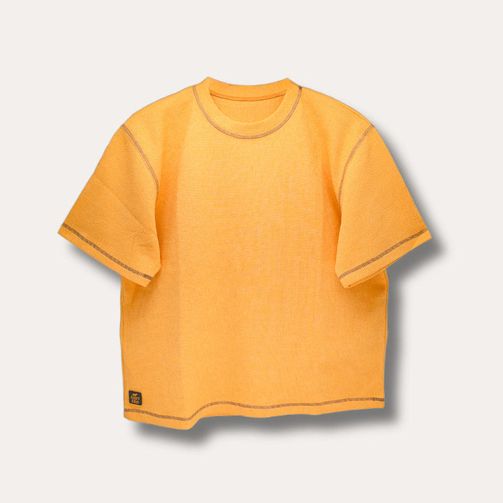 AskyxHuman | Waffle T-Shirt | Honey Glow