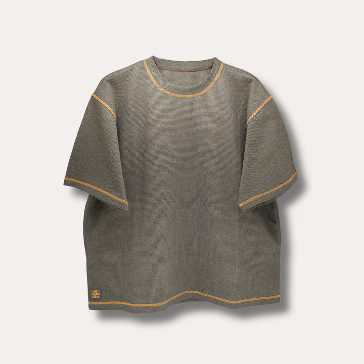 AskyxHuman | Waffle T-Shirt | Iconic Khaki