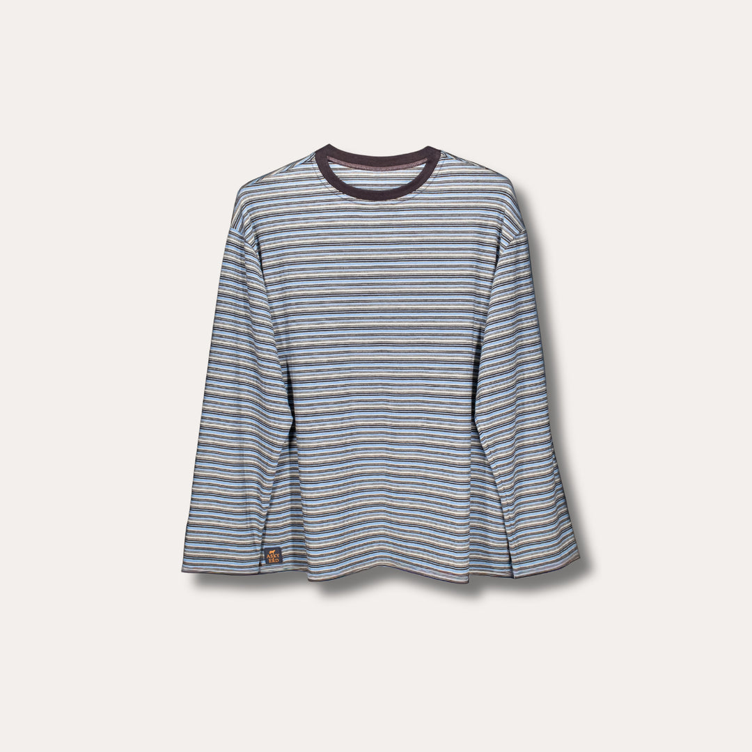 AskyxHuman Fine Knit Long Sleeve | Sky & Cocoa