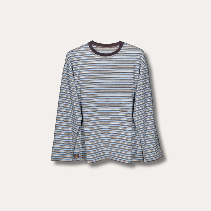 AskyxHuman Fine Knit Long Sleeve | Sky & Cocoa