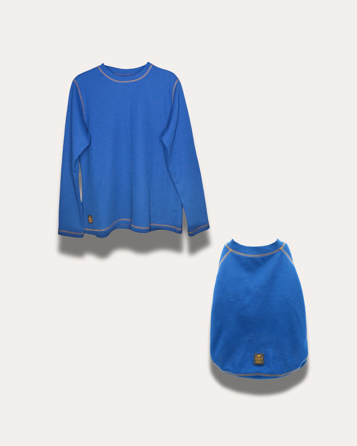 Waffle Tshirt | Deep Ocean