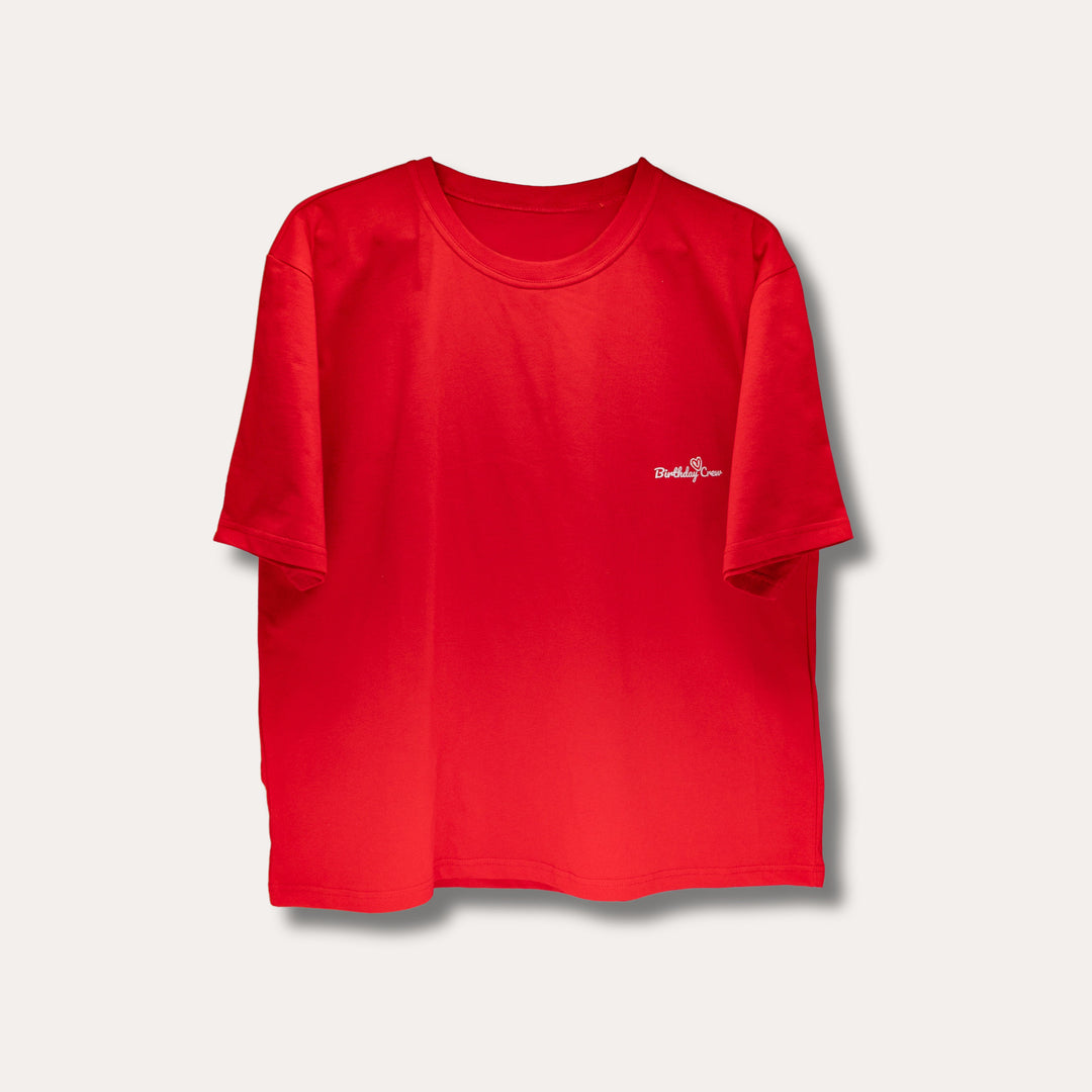 AskyxHuman | It’s My Birthday T-Shirt | Cherry Red