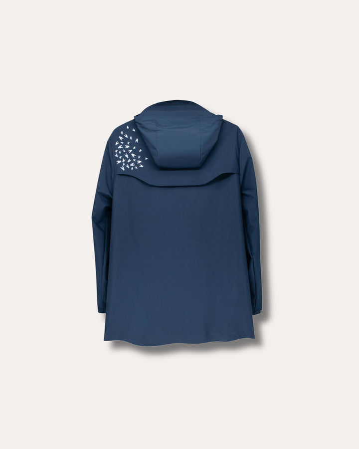 Askyx Human Seattle Raincoat | Indigo Storm