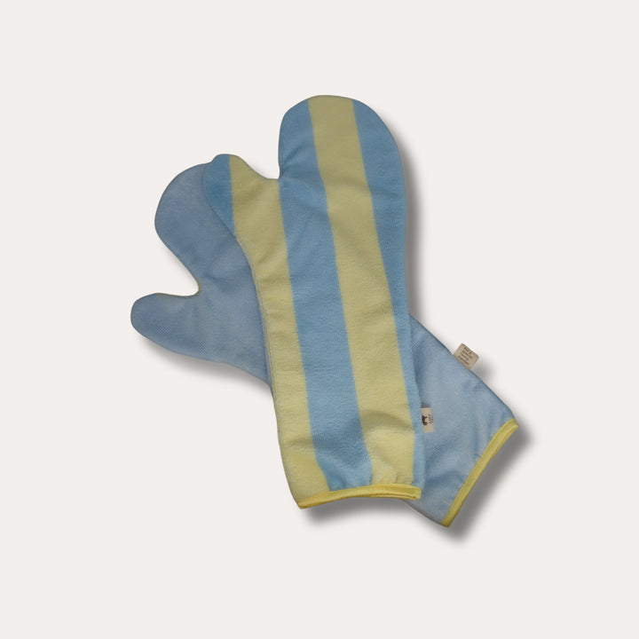 Soft Rituals | Drying Mitts | Butterscotch Stripe