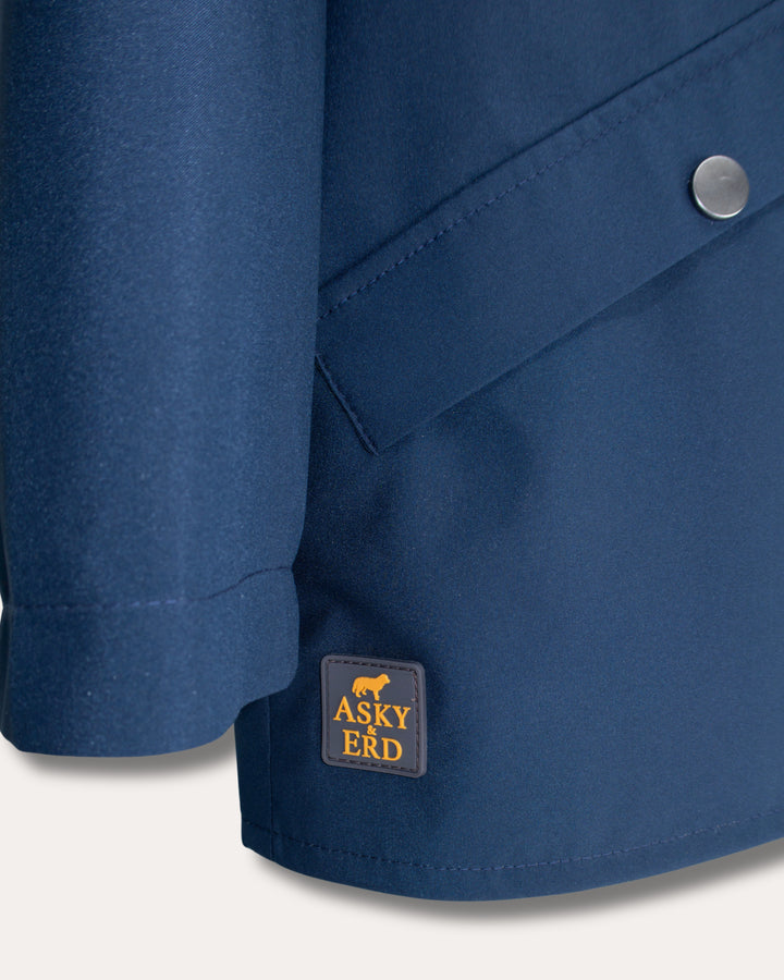 Askyx Human Seattle Raincoat | Indigo Storm