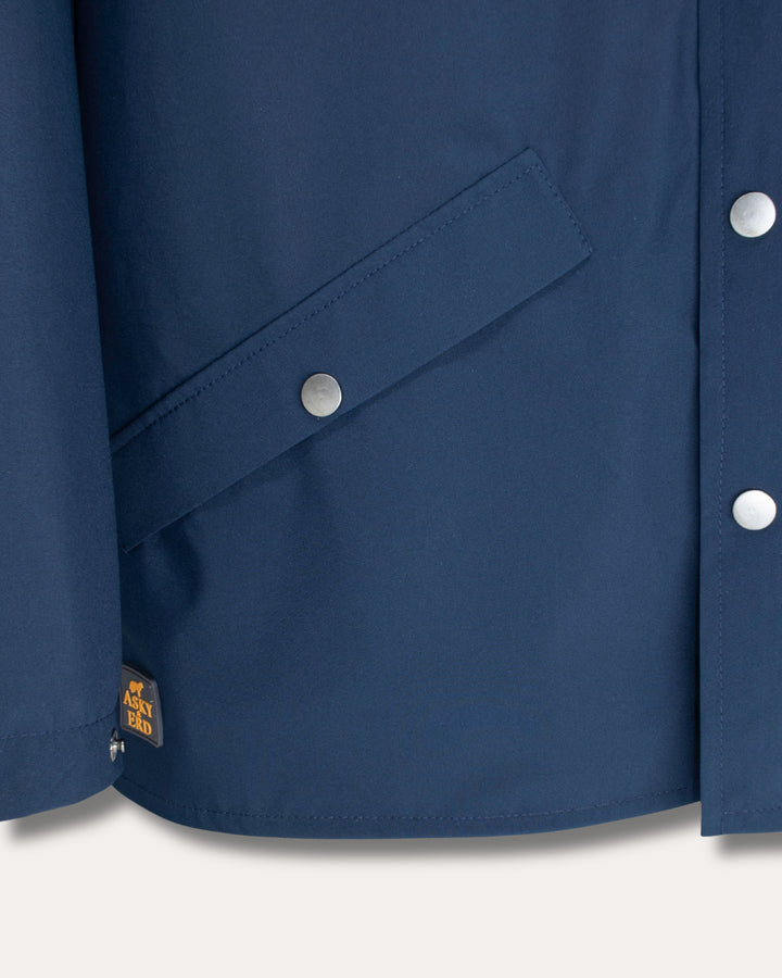 Askyx Human Seattle Raincoat | Indigo Storm