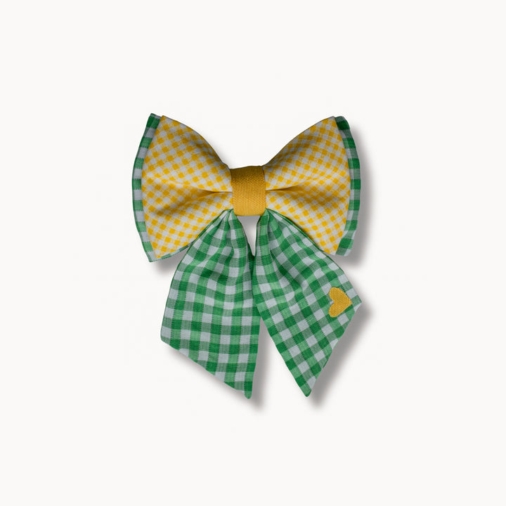 | Ribbon Bow | Limone Check