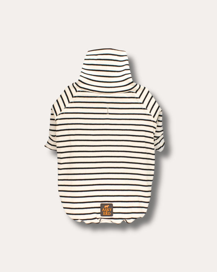 Turtleneck Tshirt | Classic Stripe