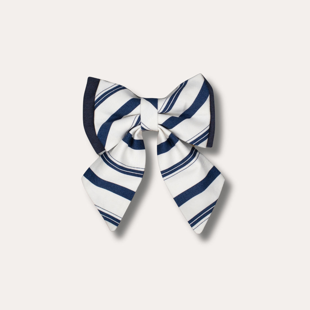 | Ribbon Bow | Riviera Stripe