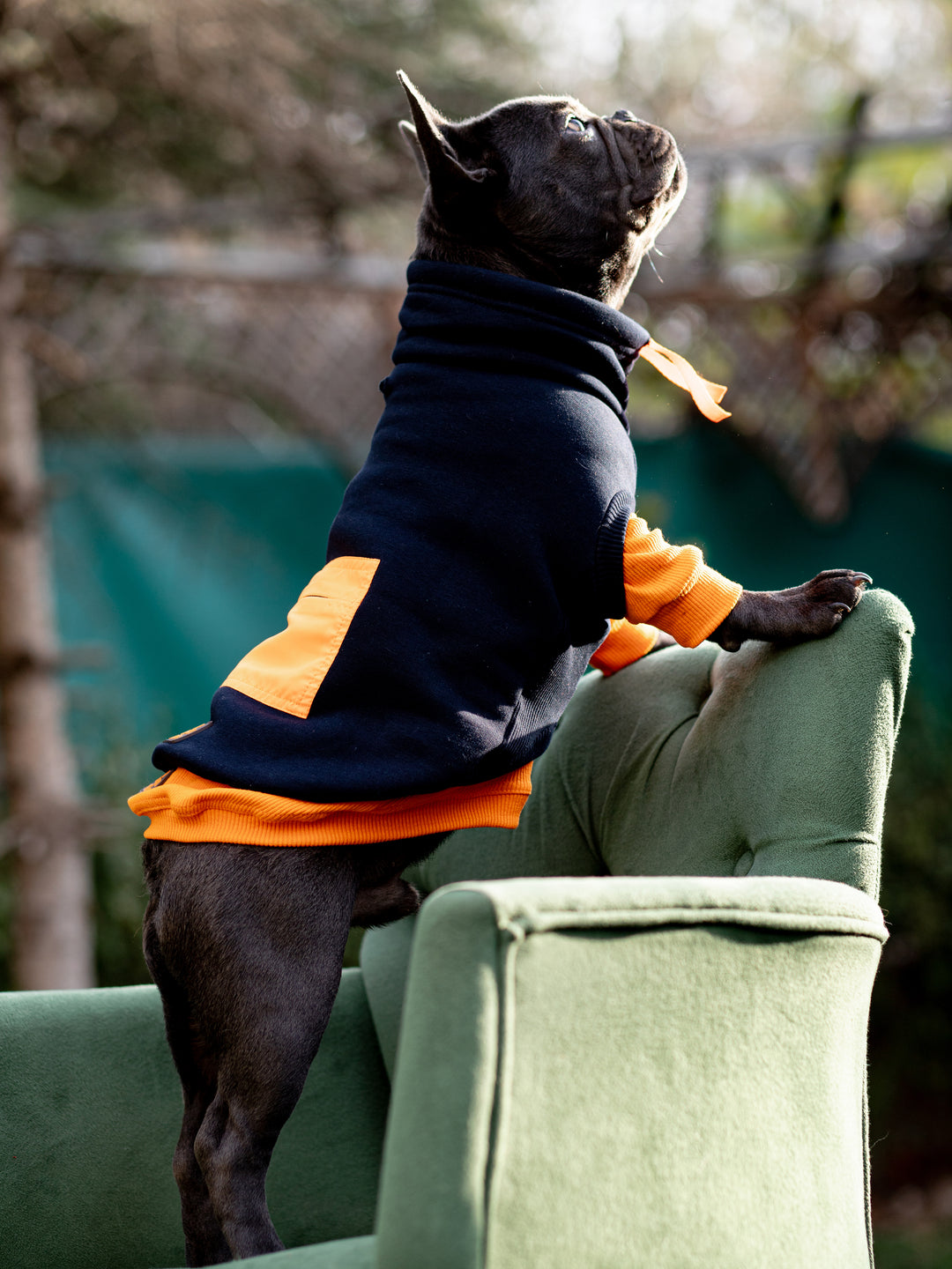 Turtleneck Tshirt | Tangerine