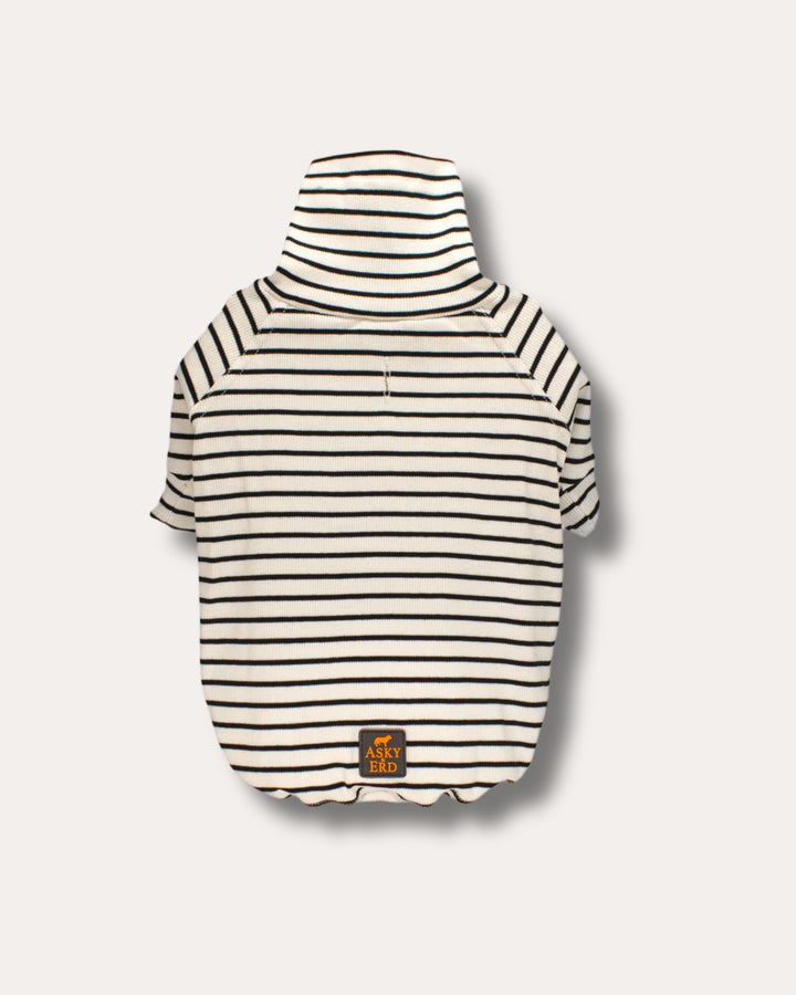 Turtleneck Tshirt | Classic Stripe