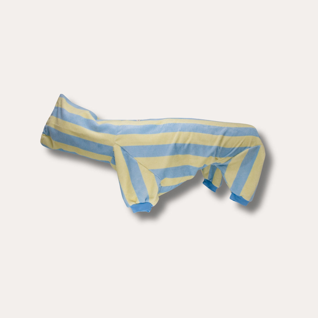 Soft Rituals | Drying Onesie | Butterscotch Stripe
