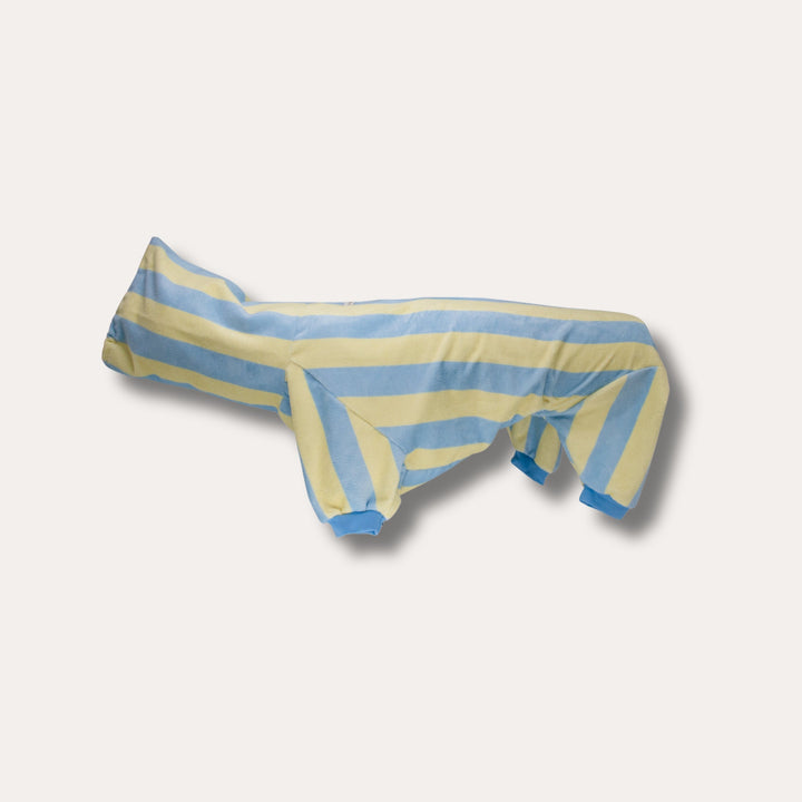 Soft Rituals | Drying Onesie | Butterscotch Stripe
