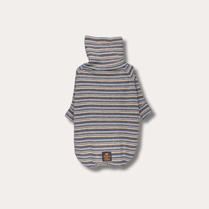 Turtleneck Fine Knit | Sky & Cocoa