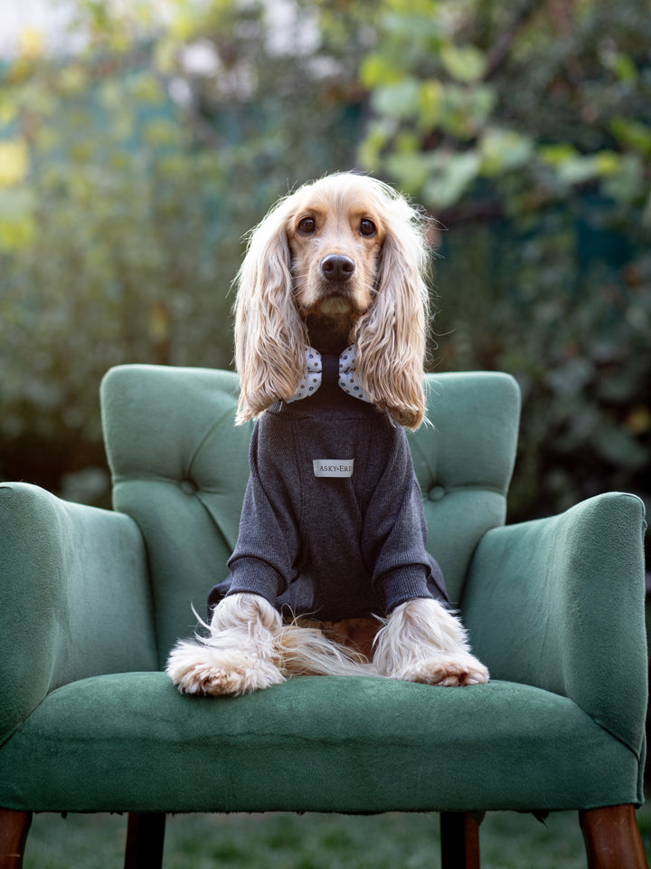 Turtleneck Tshirt | Graphite