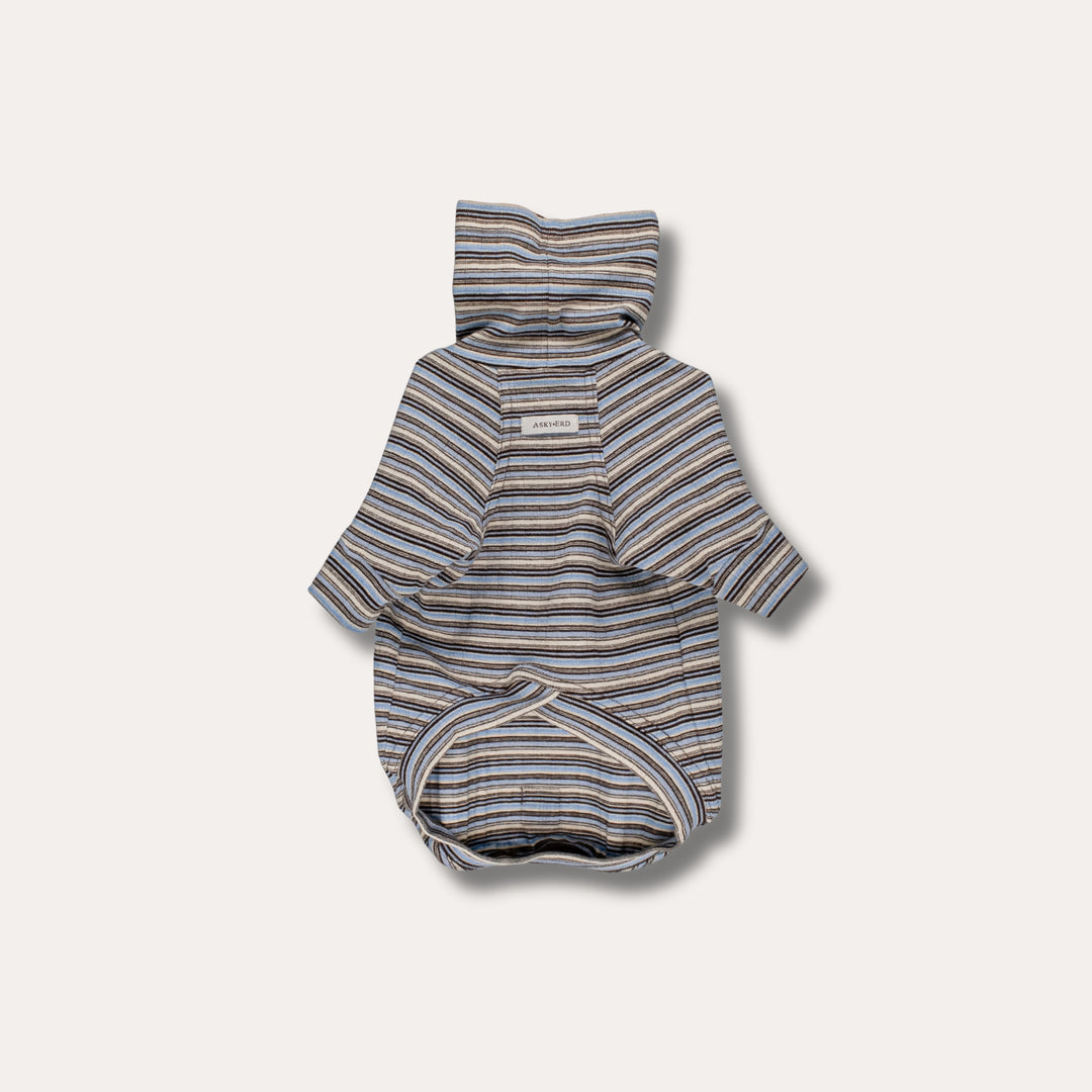 Turtleneck Fine Knit | Sky & Cocoa