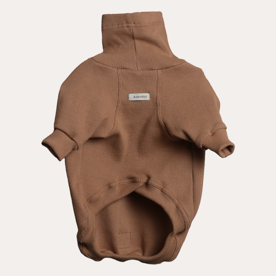 Turtleneck Tshirt | Desert Sand