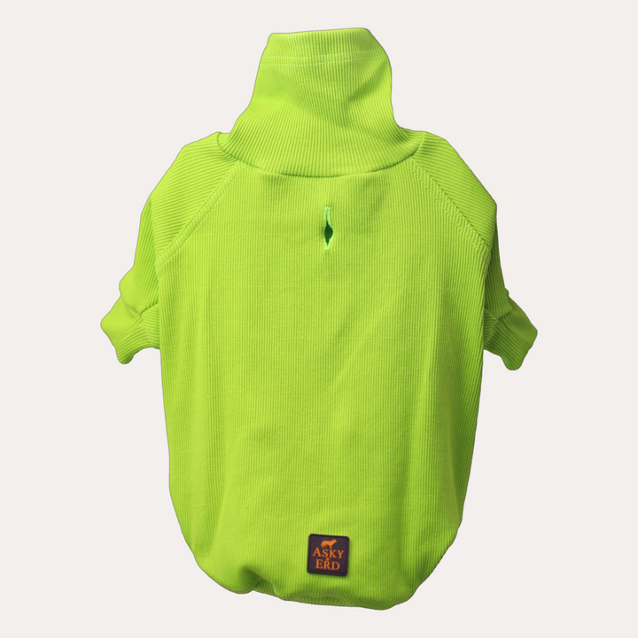 Turtleneck Tshirt | Lime