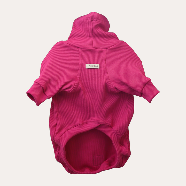 Turtleneck Tshirt | Magenta