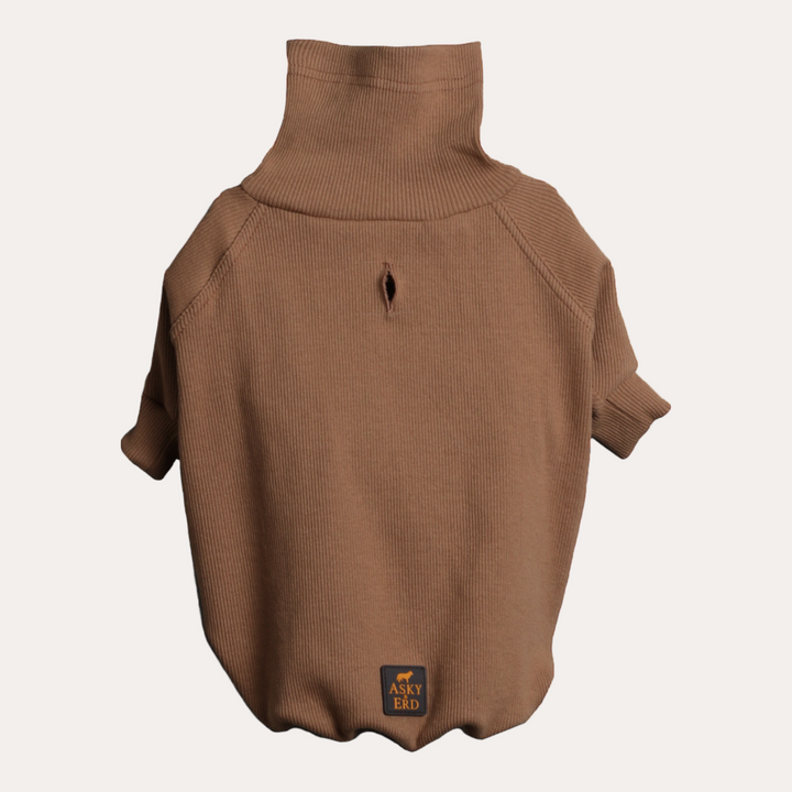 Turtleneck Tshirt | Desert Sand