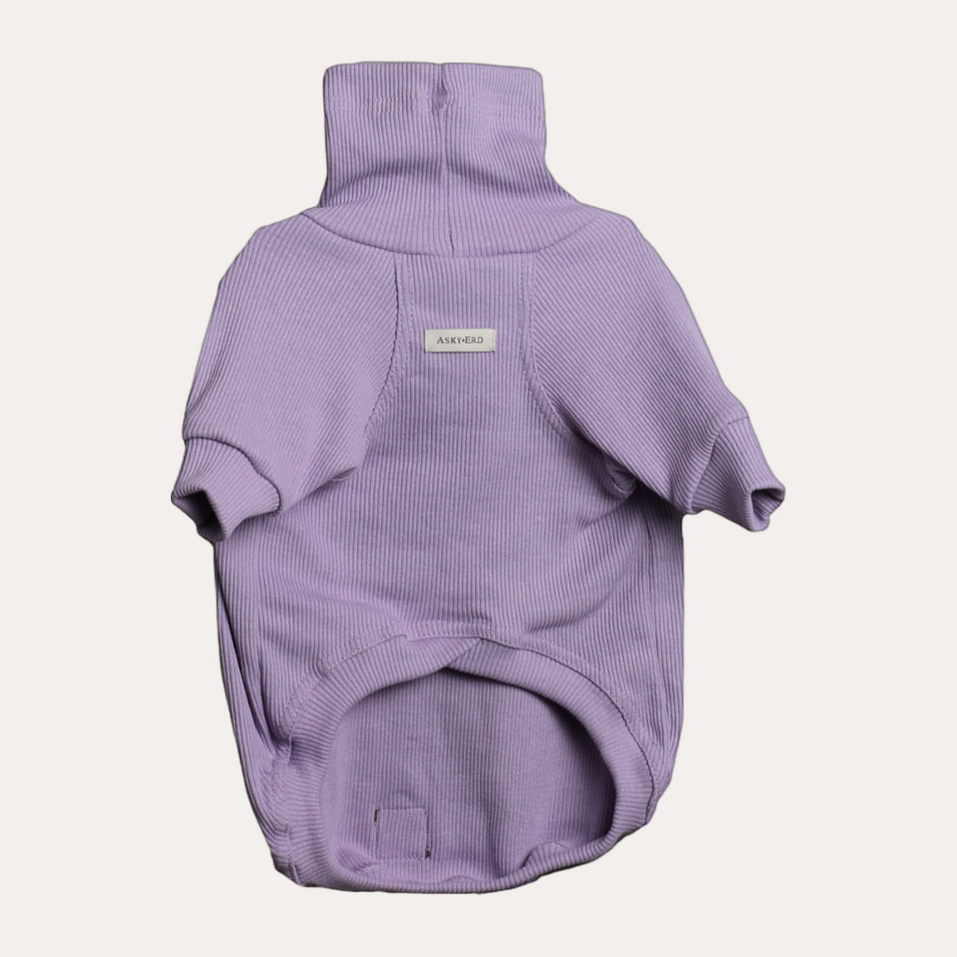 Turtleneck Tshirt | Lavender