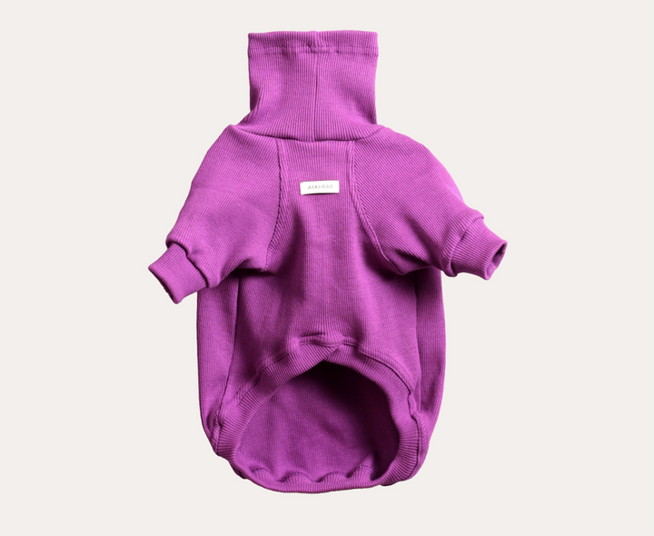 Turtleneck Tshirt | Royal Plum