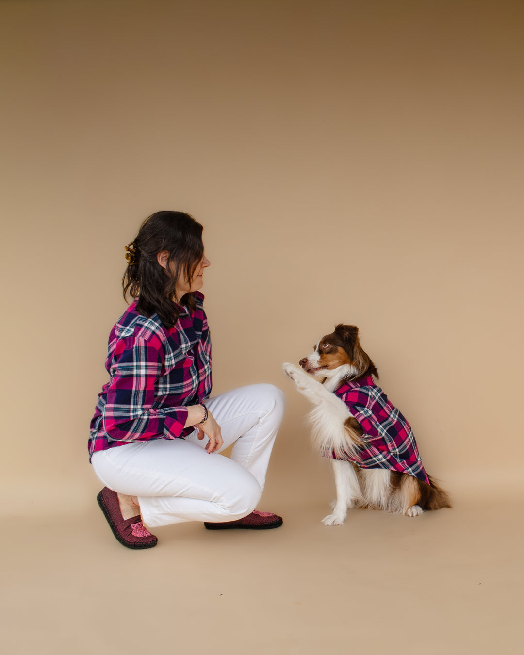 AskyxHuman | Plaid Shirt | Midnight Berry