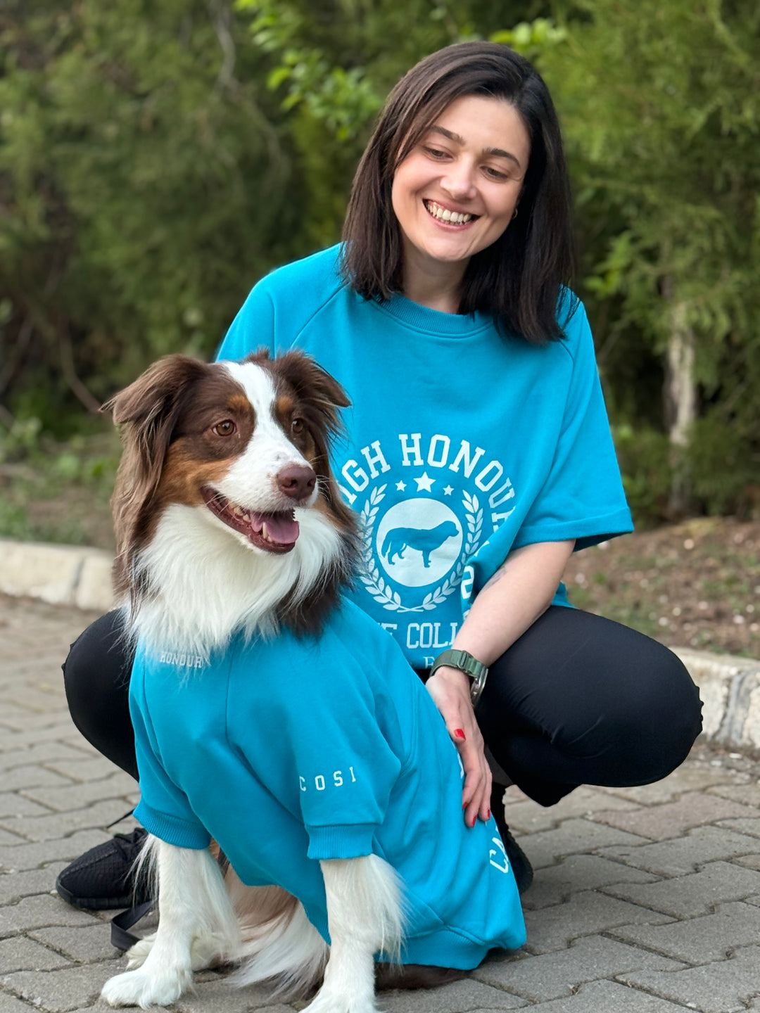 Canine College High Honour Sweatshirt | Turquoise Sprint