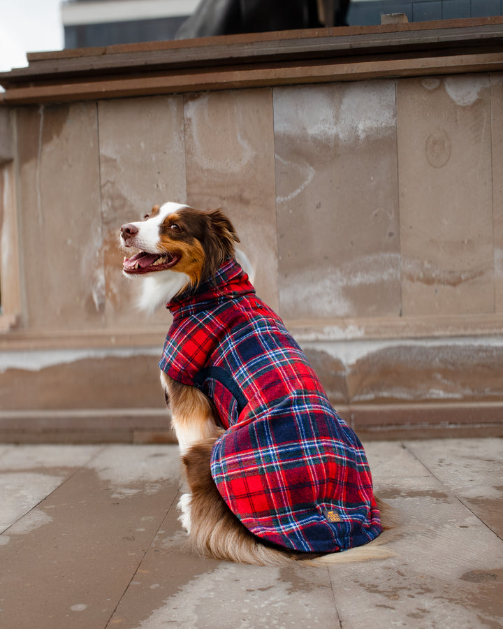 Chicago Vest | Crimson Tartan Plaid