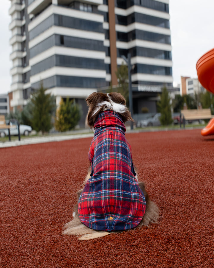 Chicago Vest | Crimson Tartan Plaid