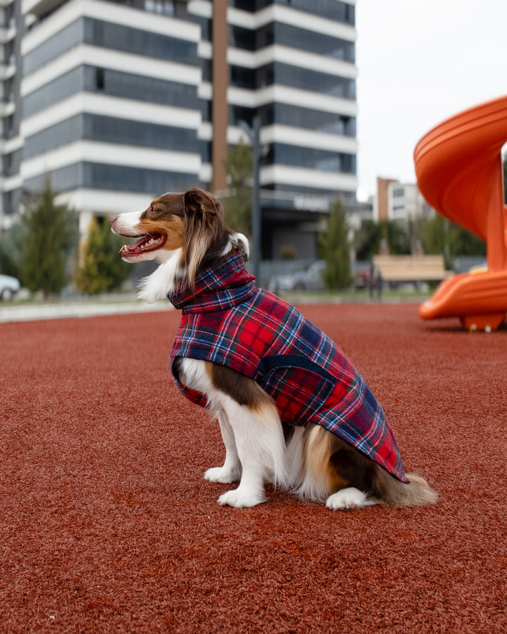 Chicago Vest | Crimson Tartan Plaid