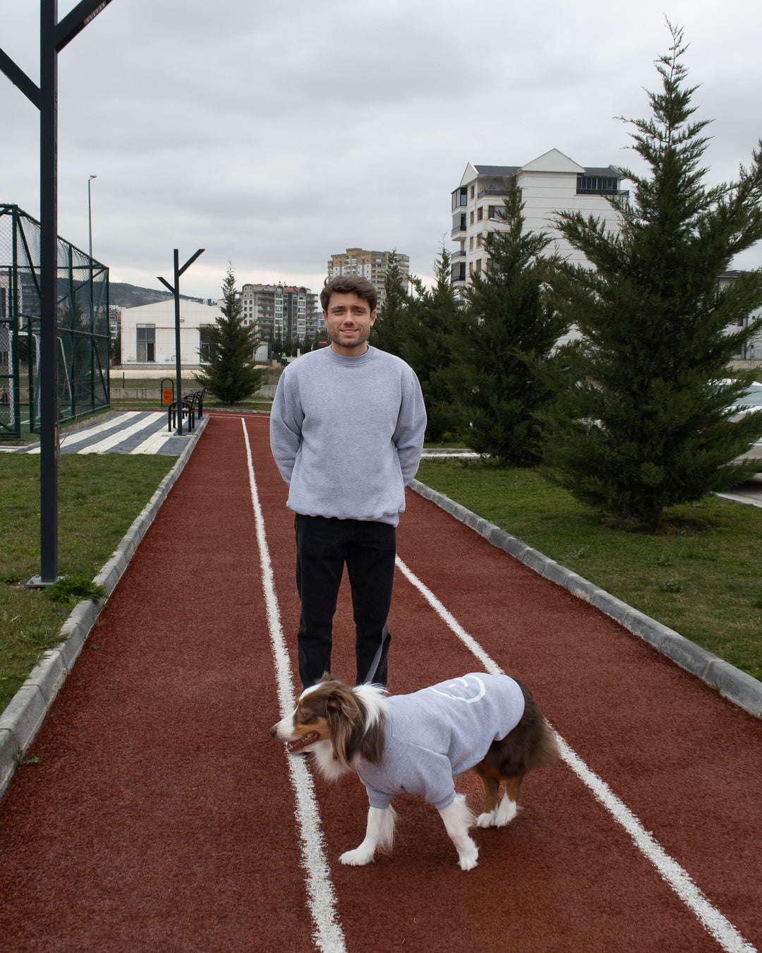 AskyxHuman | Love Paws Sweatshirt | Heather Grey