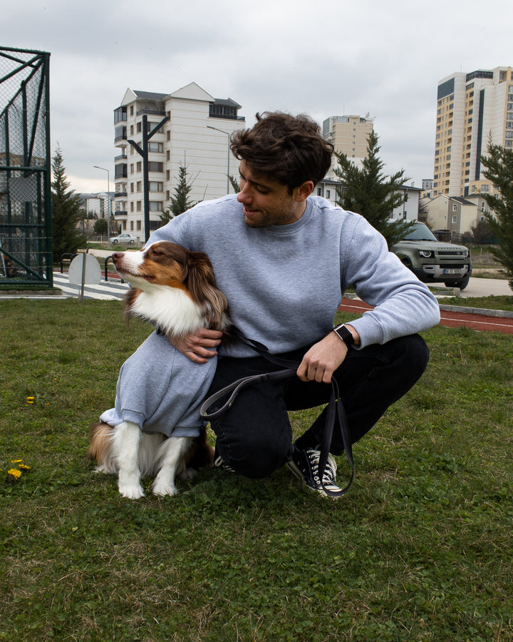 AskyxHuman | Love Paws Sweatshirt | Heather Grey