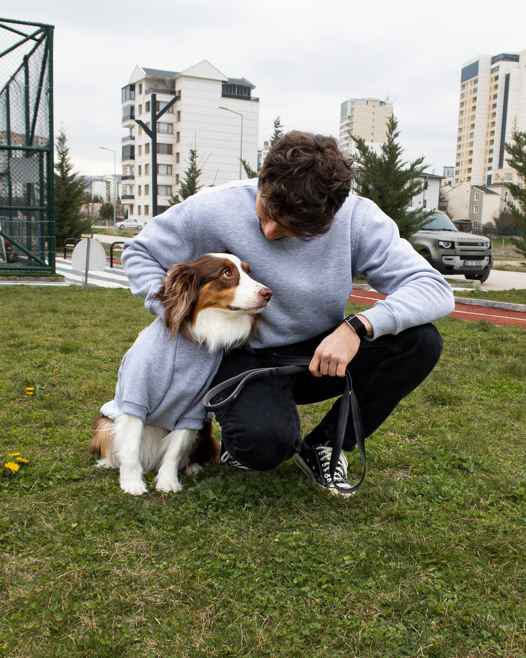 AskyxHuman | Love Paws Sweatshirt | Heather Grey