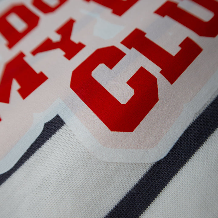 AskyxHuman | Doing My Best Club Stripe T-Shirt | Urban Grey