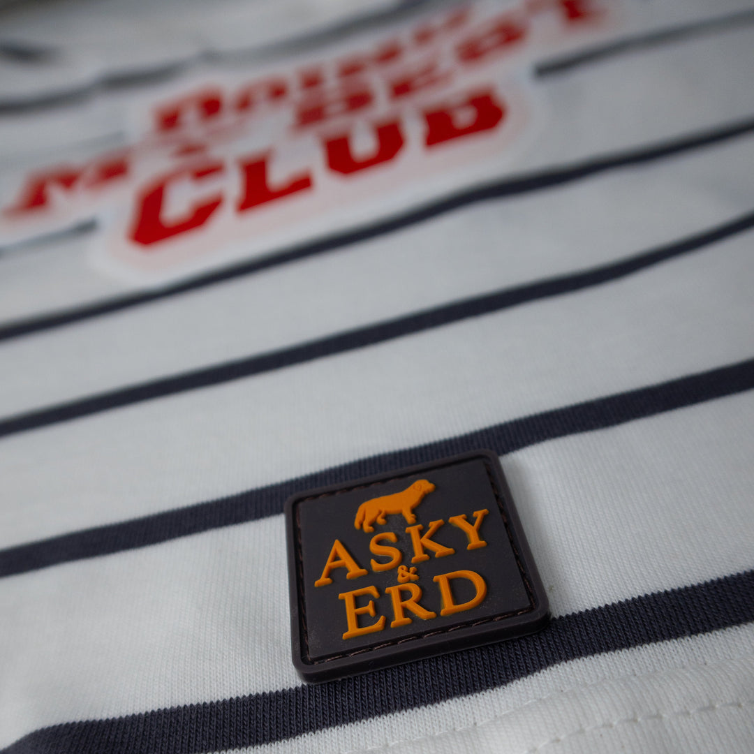Doing My Best Club Stripe T-Shirt | Urban Grey