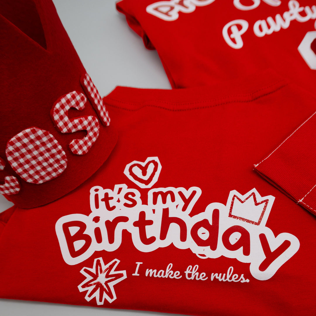 It’s My Birthday T-Shirt | Cherry Red