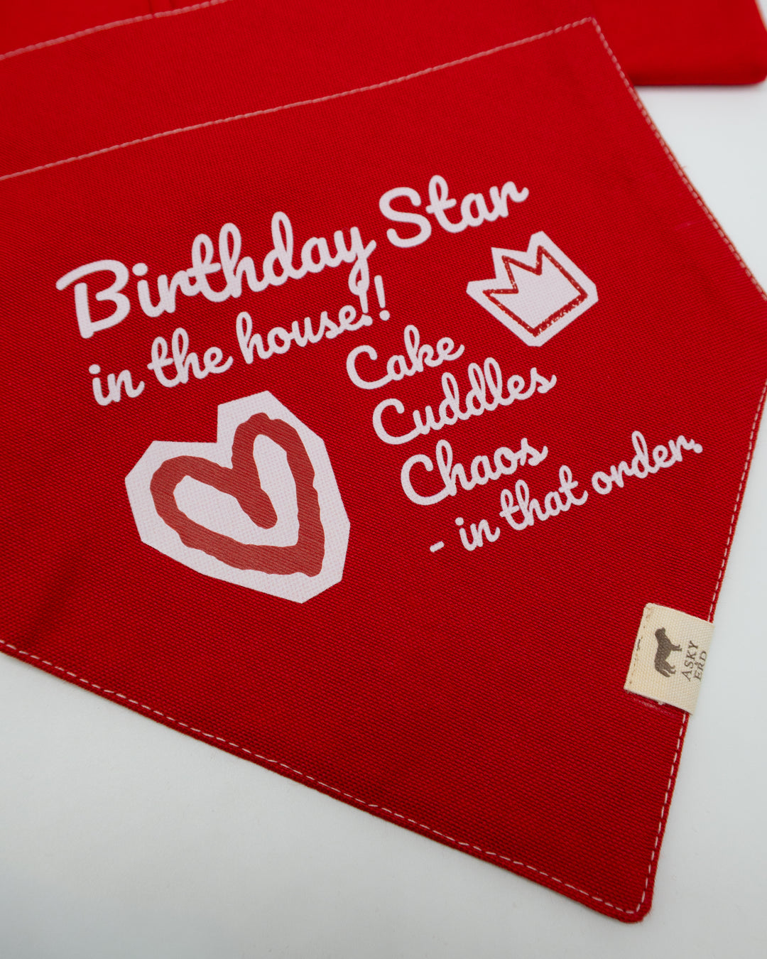It’s My Birthday Set | Cherry Red (Kişiselleştirilebilir Taçlı Set)