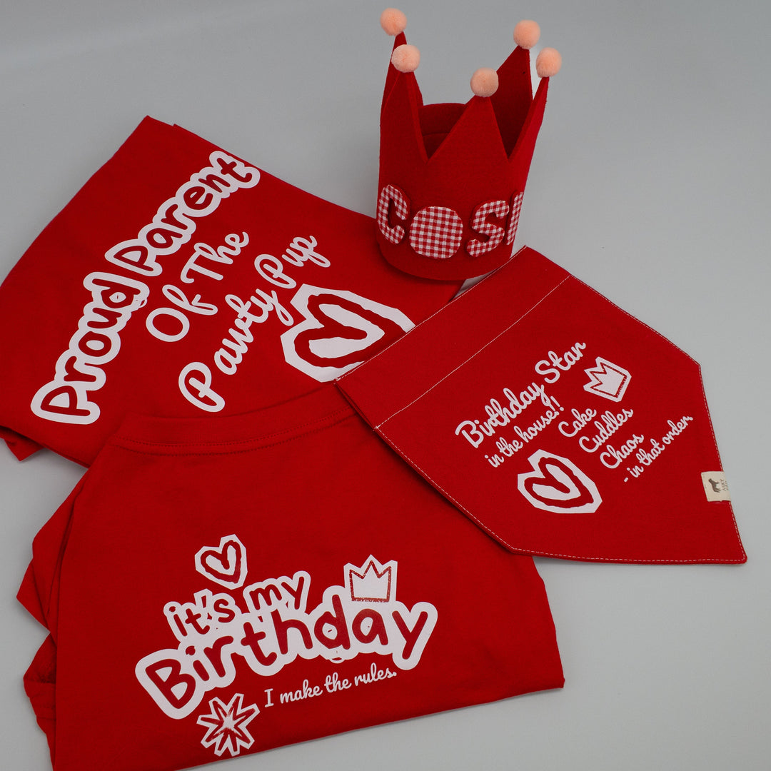 It’s My Birthday T-Shirt | Cherry Red