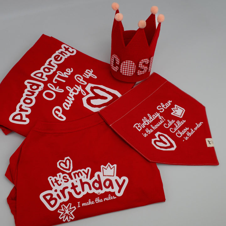 It’s My Birthday T-Shirt | Cherry Red