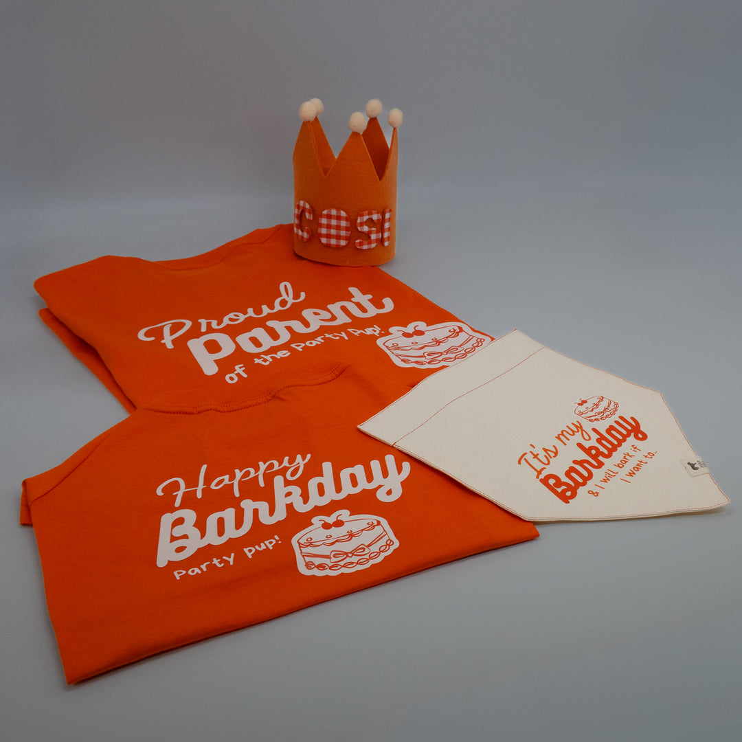 Barkday Club | Vibrant Orange