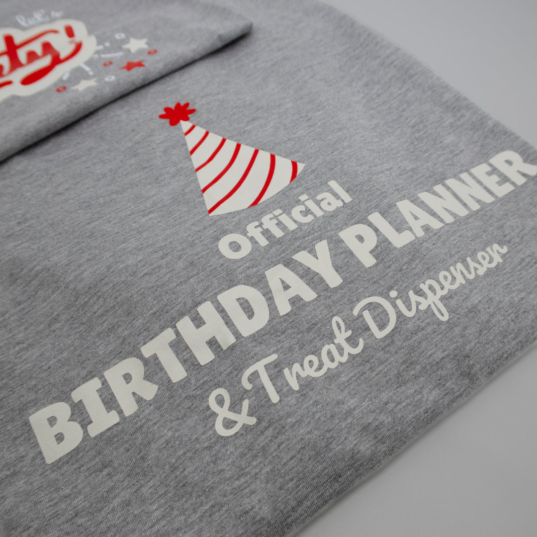 Party Club Set | Heather Grey (Kişiselleştirilebilir Taçlı Set)