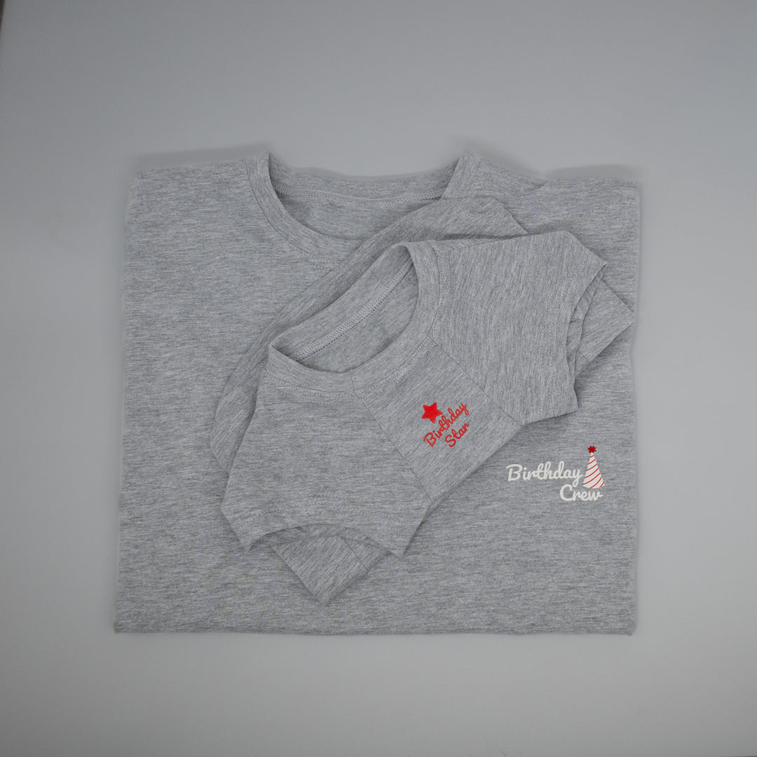 Party Club Set | Heather Grey (Kişiselleştirilebilir Taçlı Set)