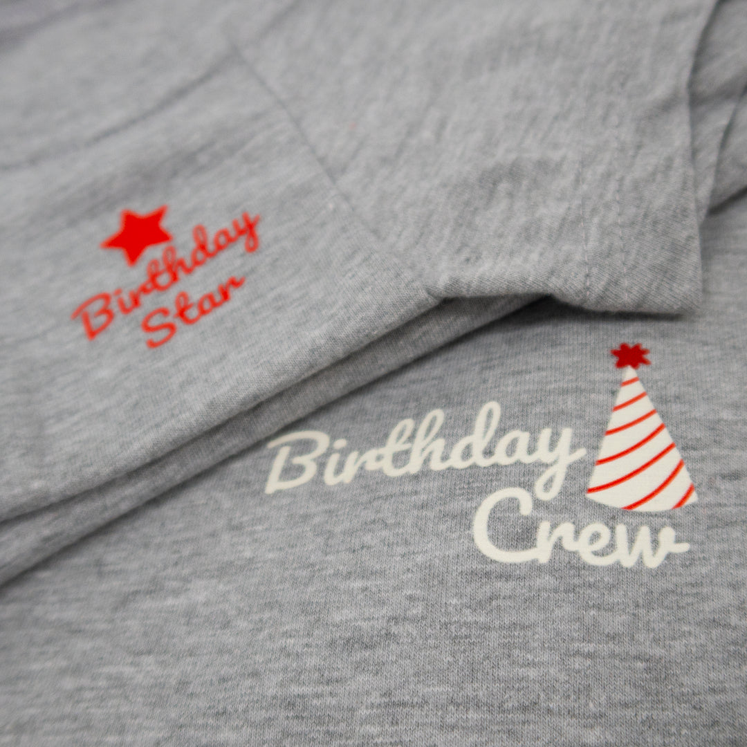 Party Club Set | Heather Grey (Kişiselleştirilebilir Taçlı Set)