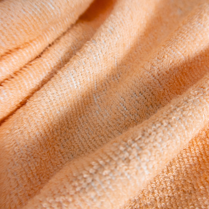 Soft Rituals | Drying Robe | Seafoam & Salmon Stripe