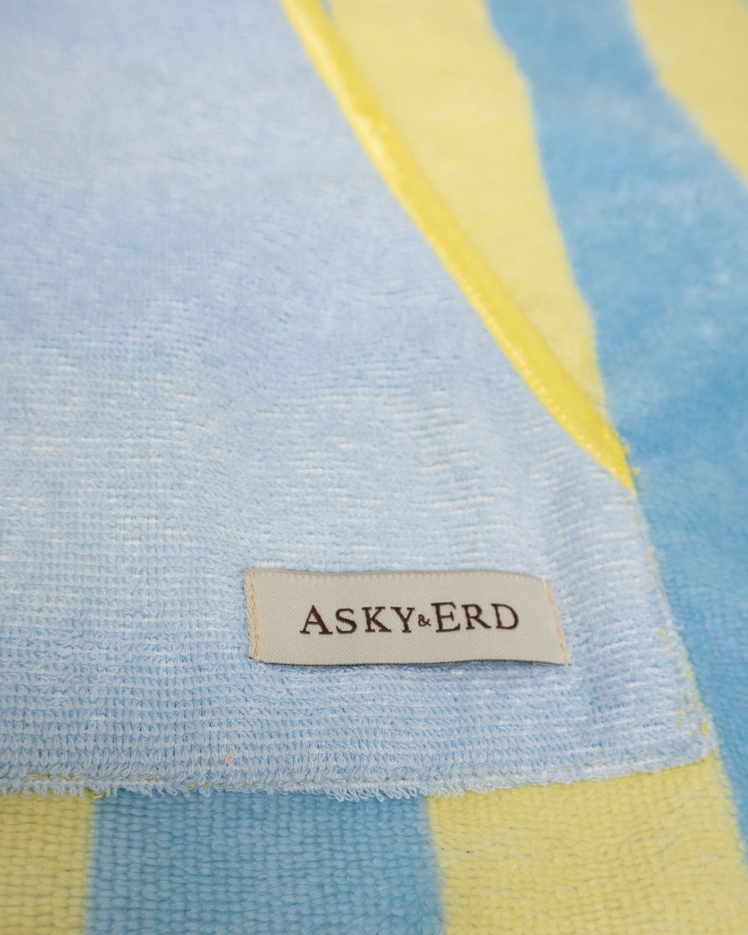 Soft Rituals | Towel Poncho | Butterscotch Stripe