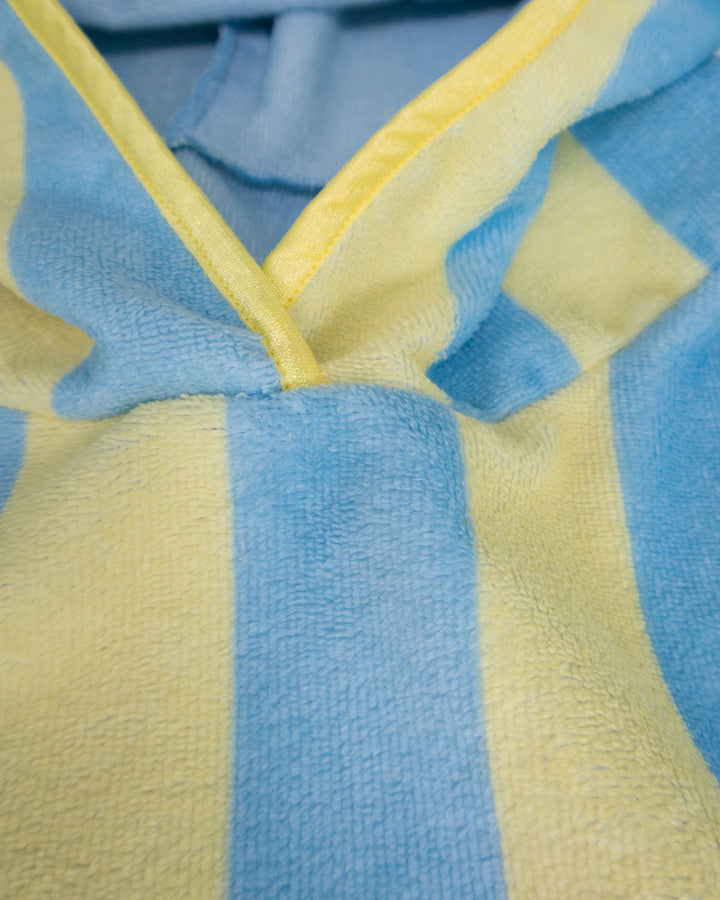 Soft Rituals | Towel Poncho | Butterscotch Stripe