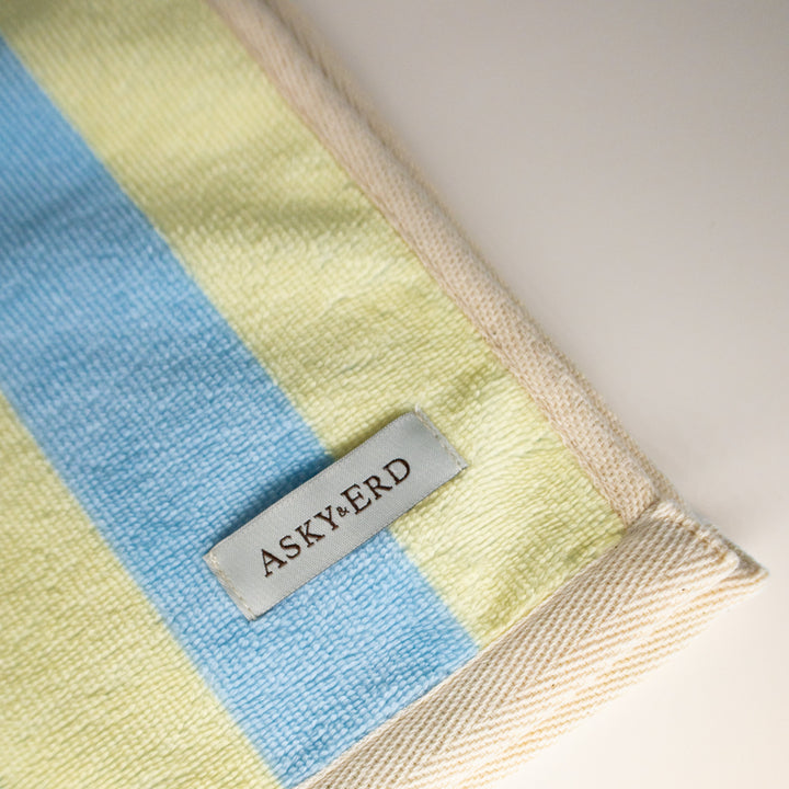 Soft Rituals | Pocket Drying Towel | Butterscotch Stripe