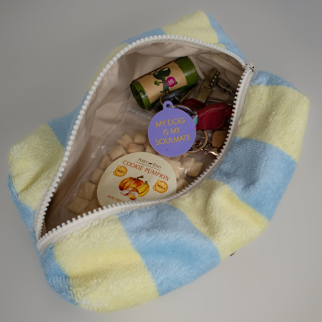 Soft Rituals | Toiletry Bag | Butterscotch Stripe